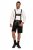 JP1880 Genuine Leather Traditional Lederhosen Shorts Black - Shorts - Pantaloncini Uomo Taglie Forti