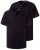 JP1880 708420 T-shirt Henley confezione da 2 Blu scuro - Magliette - Magliette Uomo Taglie Forti