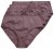 Ulla Popken 710201 Slip confezione da 5 Marrone - Slip - 