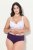 Ulla Popken 710201 Slip confezione da 5 Melanzana - Slip - 