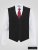D555 Ted Gilet da abito Nero - Abiti - Abiti da Uomo Taglie Forti