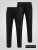 D555 Ted 4 Way Stretch Tailored Trouser Nero - Abiti - Abiti da Uomo Taglie Forti