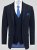D555 Ted 4 Way Stretch Tailored Suit Jacket Blu navy - Abiti - Abiti da Uomo Taglie Forti