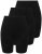 Ulla Popken 716595 Culotte confezione da 3 Nero - Slip - 