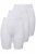 Ulla Popken 716595 Culotte con protezione cosce confezione da 3 Bianco - Slip - 