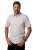 JP1880 Modern Fit Check Print Short Sleeve Shirt Grey - Camicie - Camicie Taglie Forti Uomo