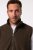 JP1880 Fleece Vest Stand-up Collar Brown - Giubbotti - Giubbotti Uomo Taglie Forti