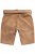 JP1880 Premium Goat Suede Staghorn Embroidery Shorts Leather Brown - Shorts - Pantaloncini Uomo Taglie Forti