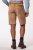 JP1880 Premium Goat Suede Staghorn Embroidery Shorts Leather Brown - JP1880 - JP1880 Abbigliamento Uomo Taglie Forti
