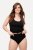 Ulla Popken 723498 Slip confezione da 2 Nero - Slip - 