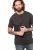 JP1880 726695 T-shirt Henley Grigio scuro - Magliette - Magliette Uomo Taglie Forti