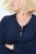 Ulla Popken 749967 Accappatoio in spugna con zip Blu scuro - Vestaglie & accappatoi - 