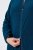 Ulla Popken 749967 Accappatoio in spugna con zip Petrolio - Vestaglie & accappatoi - 