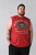 Kam Jeans 5763 Hawaii Surf Vest Sleeveless T-Shirt Washed Red - Magliette - Magliette Uomo Taglie Forti