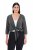 Ulla Popken 794514 Bolero in jersey da annodare Antracite - Bolero - 