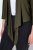 Ulla Popken 794514 Bolero in jersey da annodare Verde scuro - Bolero - 