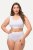 Ulla Popken 795269 Slip a vita alta confezione da 3 Bianco - Slip - 