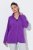 Ulla Popken 796970 Giacca in pile leggera Viola scuro - Abbigliamento in pile - 