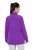 Ulla Popken 796970 Giacca in pile leggera Viola scuro - Abbigliamento in pile - 