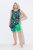 Ulla Popken 799278 Pantaloncini anti-sfregamento 80 den Verde - Pantaloncini anti-sfregamento - 
