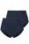 Ulla Popken 800279 Slip a righe confezione da 2 Blu scuro - Slip - 