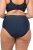 Ulla Popken 800279 Slip a righe confezione da 2 Blu scuro - Slip - 