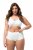 Ulla Popken 800279 Slip a righe confezione da 2 Bianco - Slip - 