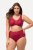 Ulla Popken 800279 Slip a righe confezione da 2 Bordeaux - Slip - 