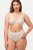 Ulla Popken 800279 Slip a righe confezione da 2 Bianco panna - Slip - 
