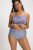 Ulla Popken 800279 Slip a righe confezione da 2 Azzurro - Slip - 