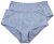 Ulla Popken 800279 Slip a righe confezione da 2 Azzurro - Slip - 