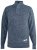 D555 Wilmington Zipper And Button Neck Sweater Blue - Felpe & felpe con cappuccio - Felpe & Felpe con Cappuccio Uomo Taglie Forti