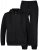 JP1880 802934 Completo tuta con felpa con cappuccio e pantaloni Nero - Tute da ginnastica - Tute Completa/Tute da ginnastica uomo taglie forti