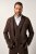 JP1880 New York Flexnamic Blazer in jersey Marrone scuro - Abiti - Abiti da Uomo Taglie Forti