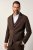 JP1880 New York Flexnamic Blazer in jersey Marrone scuro - Abiti - Abiti da Uomo Taglie Forti