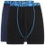 Kam Jeans Boxershorts Black and Navy 2-Pack - Intimo & costumi da bagno - Intimo Taglie Forti Uomo