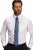 JP1880 809025 Cravatta in seta a righe extra lunga Blu medio - Cravatte e papillon - 