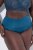 Ulla Popken 809385 Slip modellante con pizzo Petrolio - Intimo modellante - 