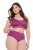 Ulla Popken 811602 Slip con pizzo Viola scuro - Slip - 