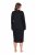Ulla Popken 812447 Camicia da notte con collo a camicia Nero - Camicie da notte - 