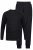 JP1880 Two-piece Pyjamas Long Sleeve and Long Trousers Black - Intimo & costumi da bagno - Intimo Taglie Forti Uomo