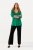 Ulla Popken 813306 Pantaloni da completo larghi con elastico in vita Nero - Pantaloni in tessuto - Pantaloni ampi taglie forti donna