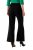 Ulla Popken 813306 Pantaloni da completo larghi con elastico in vita Nero - Pantaloni in tessuto - Pantaloni ampi taglie forti donna