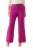 Ulla Popken 813306 Pantaloni da completo larghi con elastico in vita Magenta - Pantaloni in tessuto - Pantaloni ampi taglie forti donna