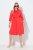 Ulla Popken 815217 Abito chemisier svasato con cintura da annodare Rosa - Vestiti midi - Abiti midi taglie comode