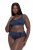Ulla Popken 815268 Slip a righe Blu scuro - Slip - 
