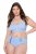 Ulla Popken 815268 Slip a righe Azzurro - Slip - 