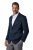 JP1880 815431 Blazer con mezza fodera leggera Blu scuro - Abiti - Abiti da Uomo Taglie Forti