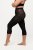 Ulla Popken 815580 Collant senza piede 3/4 con protezione cosce 80 den Nero - Collant & calzini - 