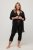 Ulla Popken 815580 Collant senza piede 3/4 con protezione cosce 80 den Nero - Collant & calzini - 